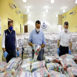 Inicia, en el sur meridano, la segunda etapa de distribución de apoyos alimentarios a familias afectadas por la crisis del Covid-19