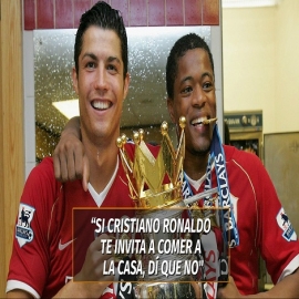 Patrice Evra reveló una desconocida anécdota con Cristiano Ronaldo: "Si te invita a comer a la casa, di que no"