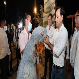 Inaugura el Gobernador Mauricio Vila Dosal el Sendero Jurásico, nuevo atractivo que atraerá más visitantes y genera nuevas fuentes de empleo