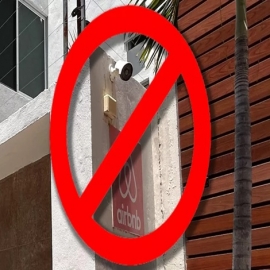 Anfitriones de Airbnb rechazan prohibición de cámaras de seguridad en los inmuebles