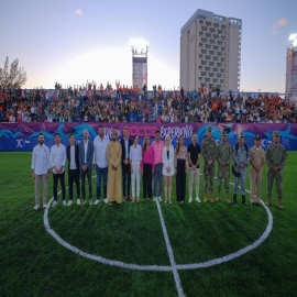 Inaugura Mara Lezama Copa Socca América Cancún 2024