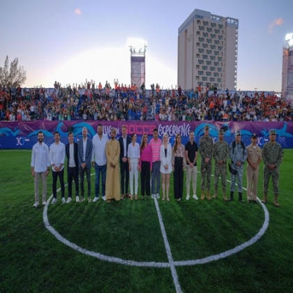 Inaugura Mara Lezama Copa Socca América Cancún 2024