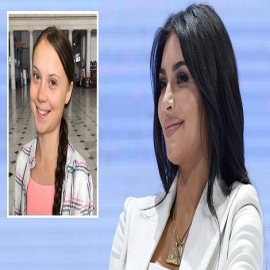 Kim Kardashian quiere aliarse con la activista adolescente Greta Thunberg