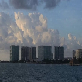 Clima en Cancún: chubascos no dan tregua en Quintana Roo
