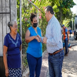 El Alcalde Renán Barrera entrega más y mejores vialidades en la comisaría de Susulá