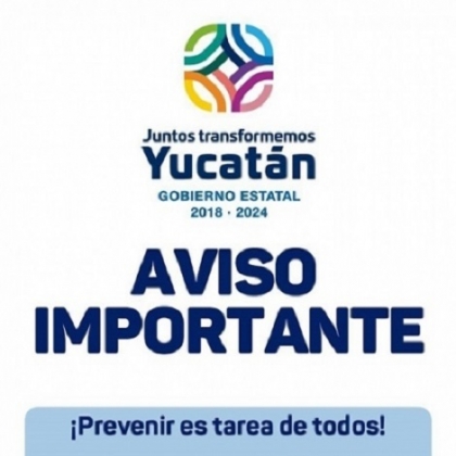 Comunicado de prensa de La Secretaría de Salud de Yucatán
