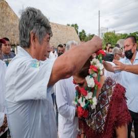 MARA LEZAMA, PRIMERA MUJER NOMBRADA NOJOCH KIIK (HERMANA MAYOR) POR GENERALES MAYAS