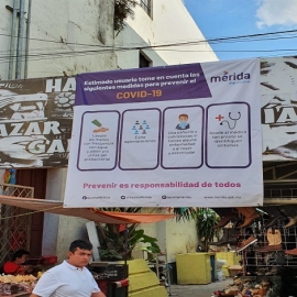 Mercados municipales se suman a la campaña de prevención por Covid-19