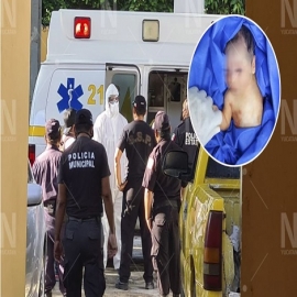 Yucatán: No alcanza a llegar al hospital y tiene a su bebé en el baño del Ayuntamiento de Kinchil