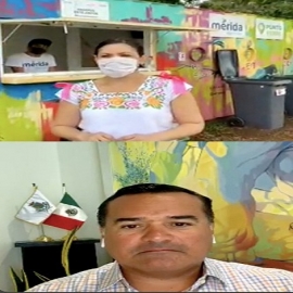En enlace virtual el alcalde Renán Barrera supervisa labores en el Mega Punto Verde ubicado en el parque de la Alemán
