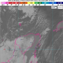 Se viene la llovizna en varias zonas de Quintana Roo