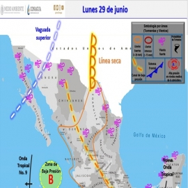 Clima hoy para Cancún y Quintana Roo 29 de junio de 2020