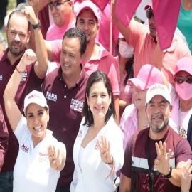 LA GUADALUPANA RATIFICA SU APOYO Y CARIÑO A MARA LEZAMA